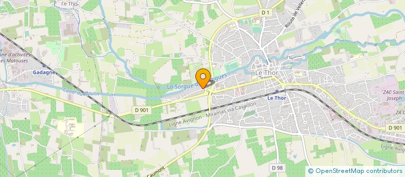 localisation de l'entreprise 798 713 749   LE THOR