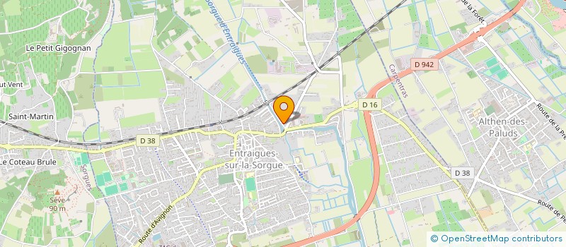 localisation de l'entreprise 798 720 876   ENTRAIGUES-SUR-LA-SORGUE