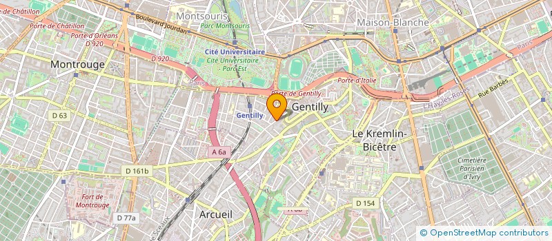 localisation de l'entreprise 798 736 443   ARCUEIL