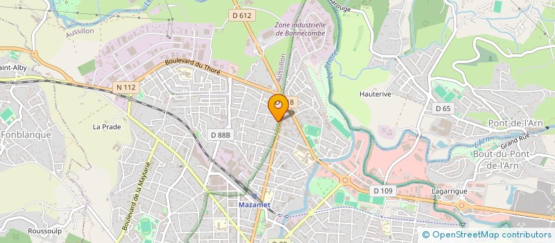 localisation de l'entreprise 798 740 205   AUSSILLON