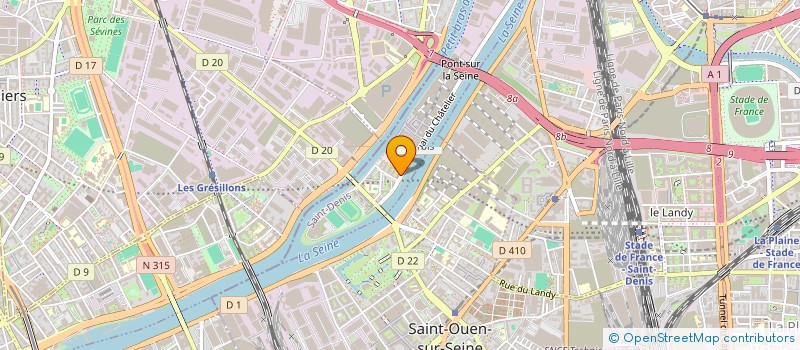 localisation de l'entreprise 798 773 214 à COURBEVOIE