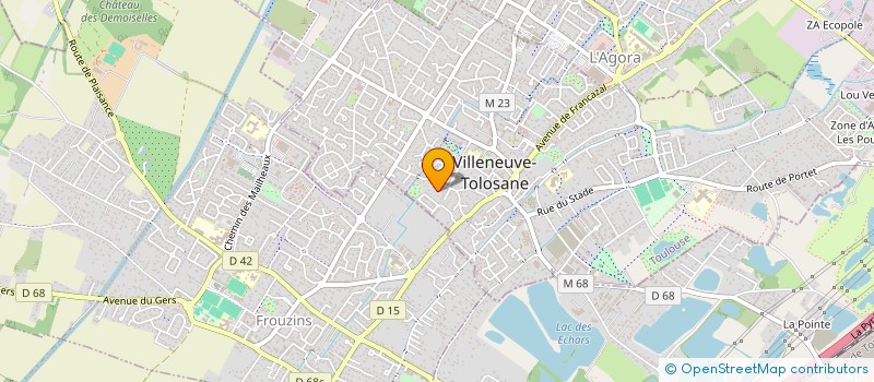 localisation de l'entreprise 798 832 473   CUGNAUX