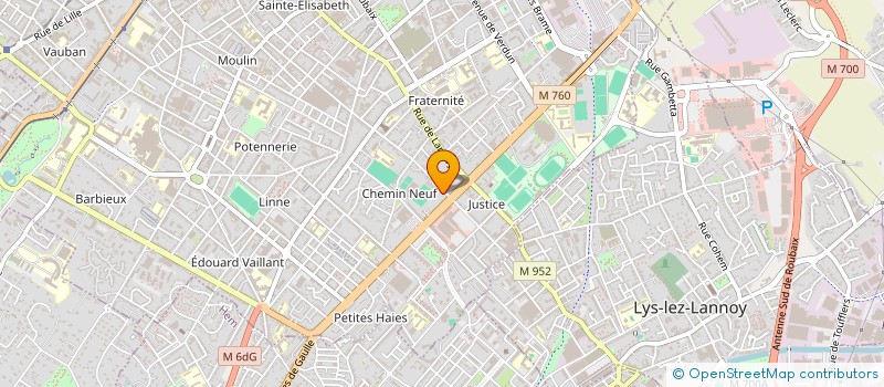 localisation de l'entreprise 798 854 337   ROUBAIX