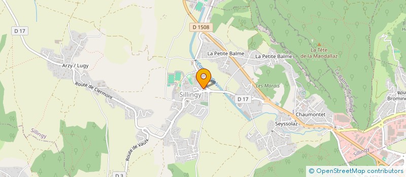localisation de l'entreprise 798 898 854 à SILLINGY