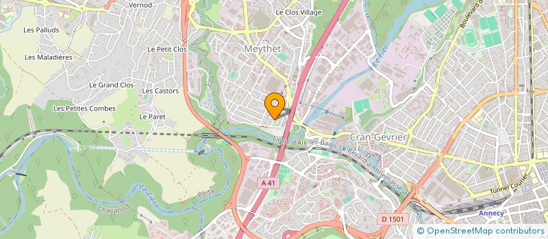 localisation de l'entreprise 798 905 170  à ANNECY