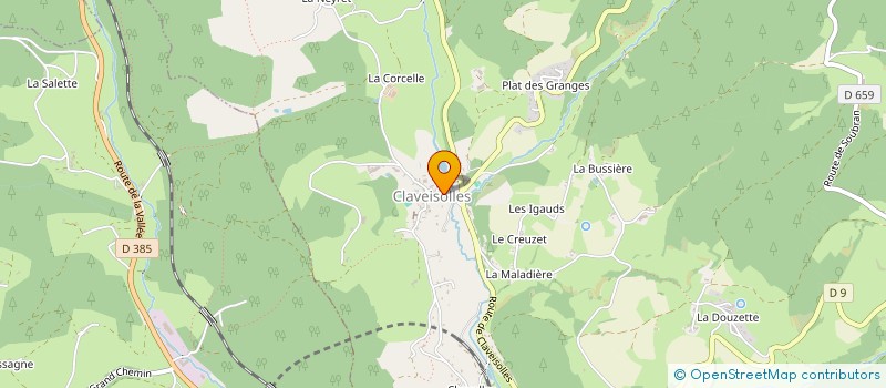 localisation de l'entreprise 798 946 265   CLAVEISOLLES