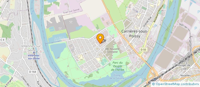 localisation de l'entreprise 798 991 394   CARRIERES-SOUS-POISSY