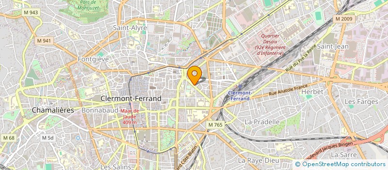 localisation de l'entreprise 798 992 954   CLERMONT-FERRAND