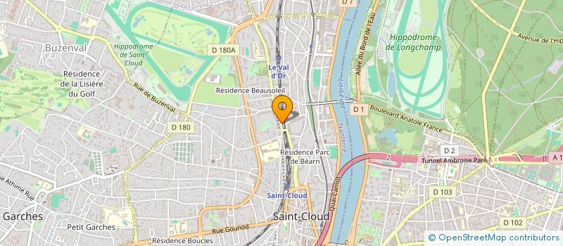 localisation de l'entreprise 798 993 911 à SAINT-CLOUD