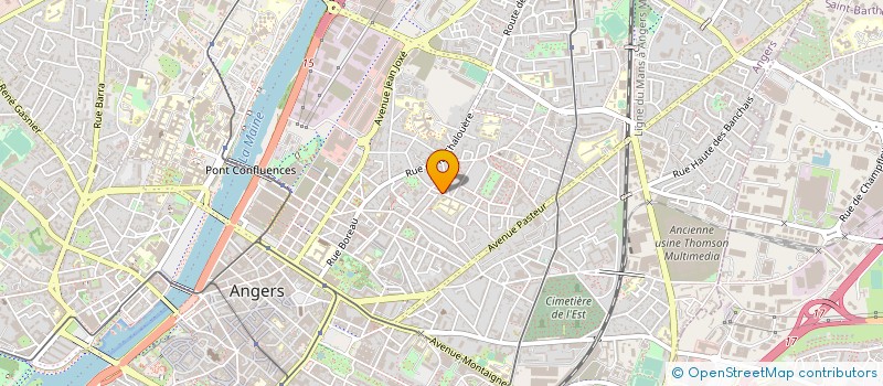 localisation de l'entreprise 799 000 757  à ANGERS