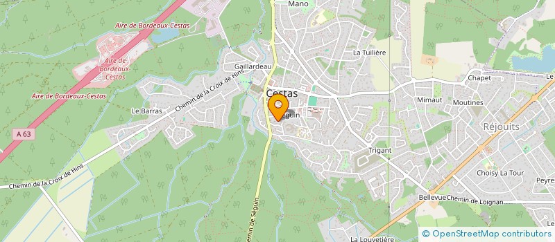 localisation de l'entreprise 799 063 441   CESTAS