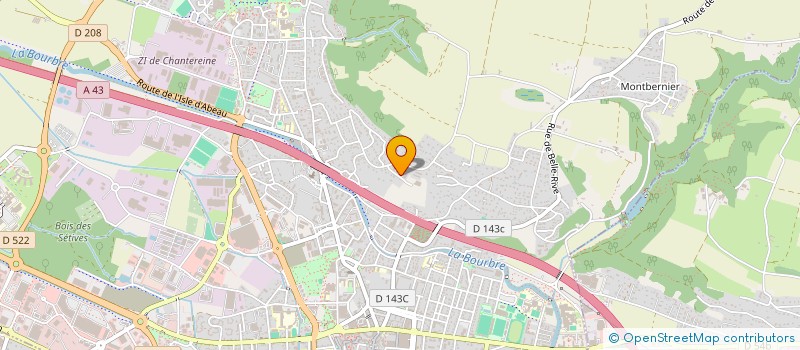 localisation de l'entreprise 799 070 289   BOURGOIN-JALLIEU