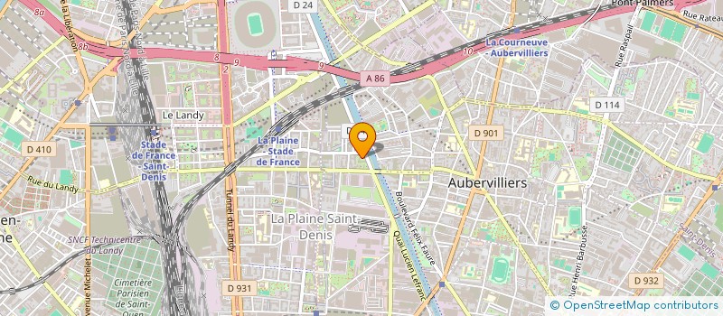 localisation de l'entreprise 799 080 957   AUBERVILLIERS
