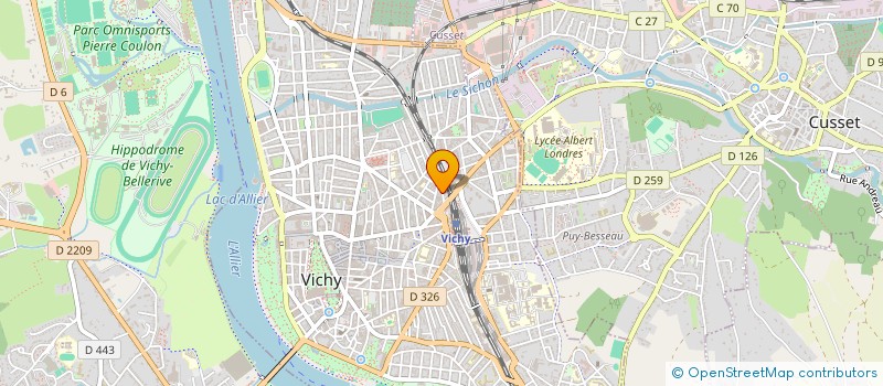 localisation de l'entreprise 799 092 820 à GANNAT