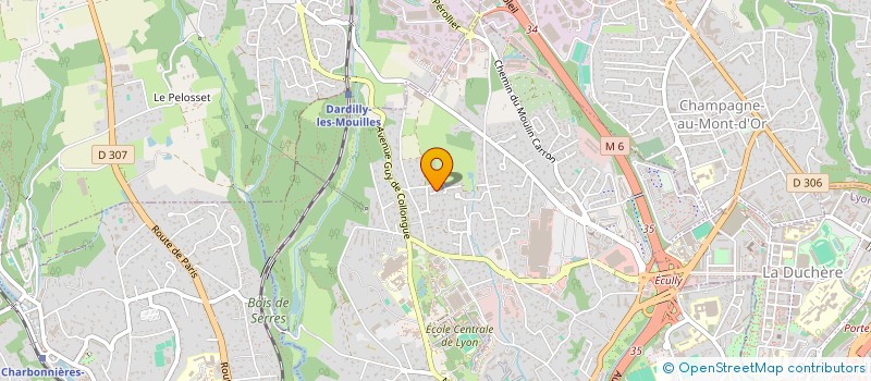 localisation de l'entreprise 799 163 530 à ECULLY