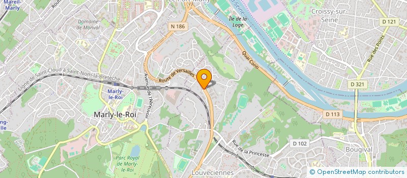 localisation de l'entreprise 799 167 663   LOUVECIENNES