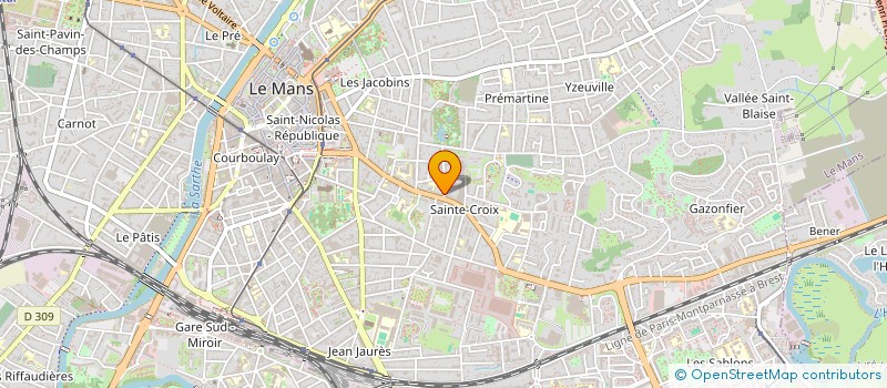 localisation de l'entreprise 799 170 360   LE MANS