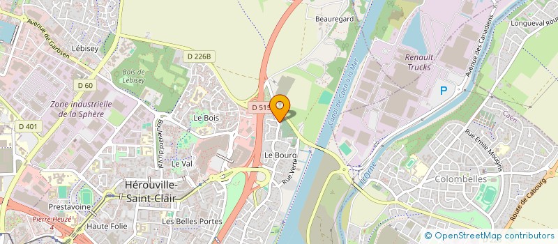 localisation de l'entreprise 799 207 154 à HEROUVILLE-SAINT-CLAIR
