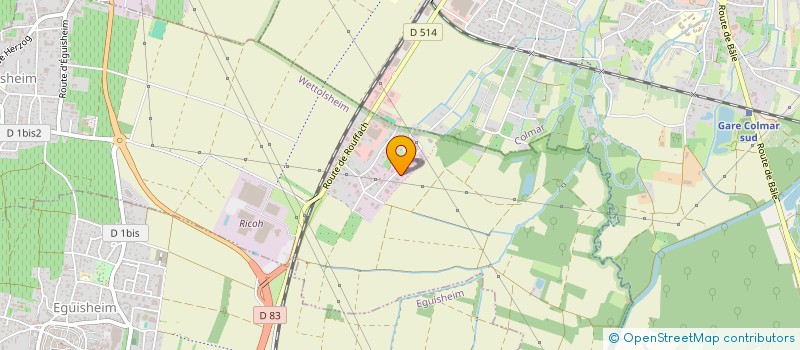 localisation de l'entreprise 799 213 897   WETTOLSHEIM