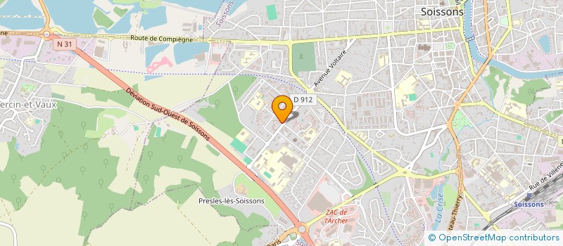 localisation de l'entreprise 799 225 008 à SOISSONS