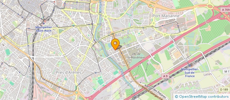 localisation de l'entreprise 799 241 989 à MONTPELLIER
