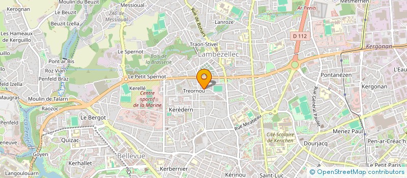 localisation de l'entreprise 799 262 688  à BREST