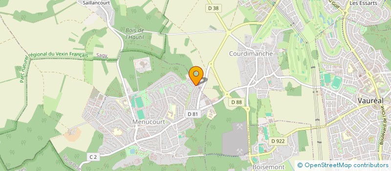 localisation de l'entreprise 799 289 244   MENUCOURT