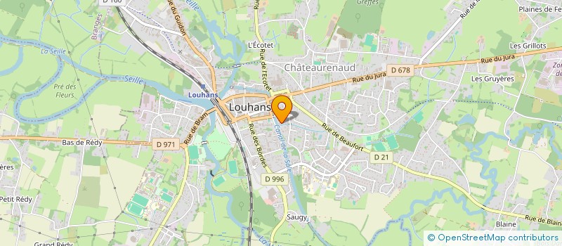 localisation de l'entreprise 799 303 789 à LOUHANS