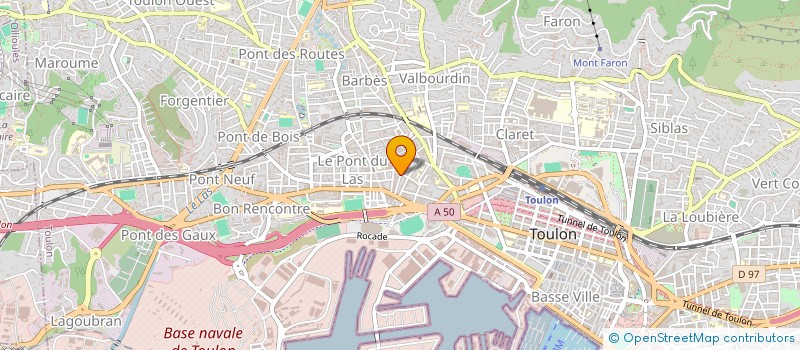 localisation de l'entreprise 799 321 971   TOULON