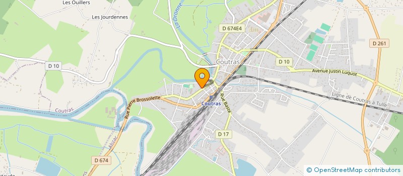 localisation de l'entreprise 799 322 326   COUTRAS