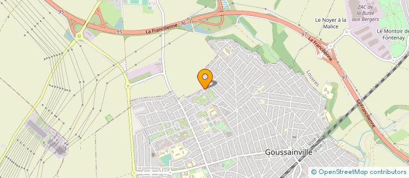 localisation de l'entreprise 799 337 381   GOUSSAINVILLE