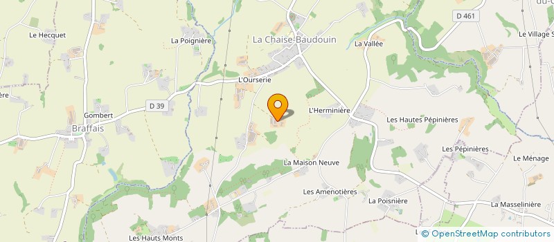 localisation de l'entreprise 799 371 232   LA CHAISE-BAUDOUIN