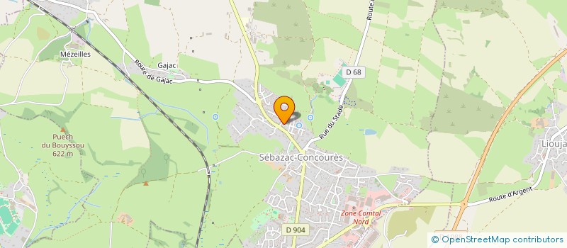 localisation de l'entreprise 799 385 679   NAUCELLE