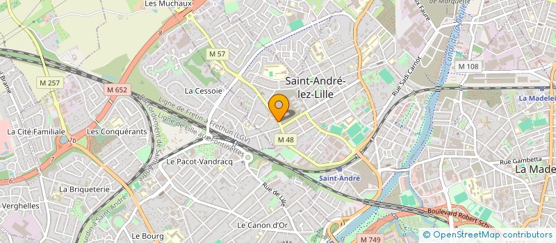 localisation de l'entreprise 799 410 105   MARQUETTE-LEZ-LILLE