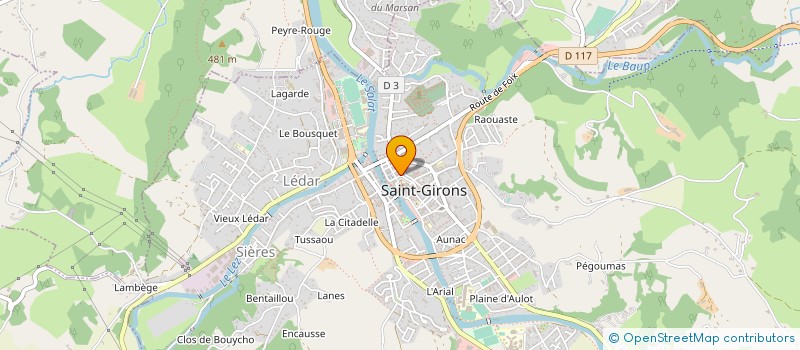localisation de l'entreprise 799 431 234 à SAINT-GIRONS
