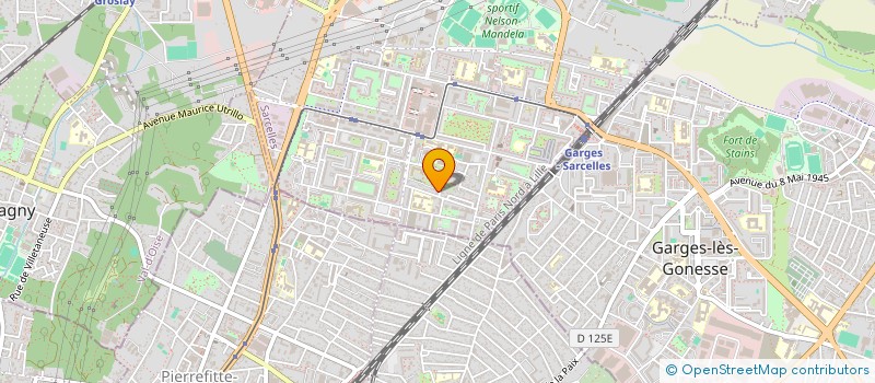 localisation de l'entreprise 799 433 586   SARCELLES