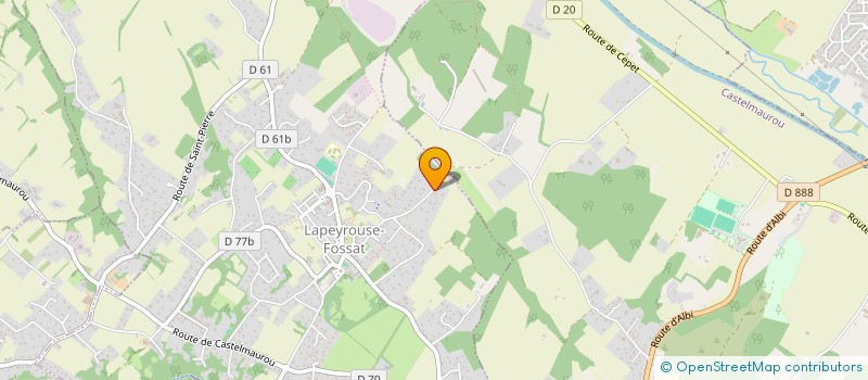 localisation de l'entreprise 799 445 234   LAPEYROUSE-FOSSAT