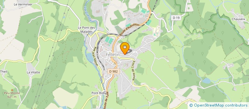 localisation de l'entreprise 799 454 921   FELLETIN