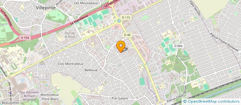 localisation de l'entreprise 799 470 745 à VILLEPINTE