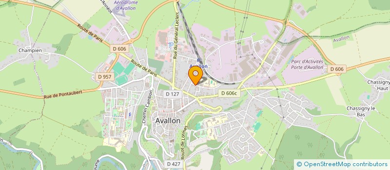localisation de l'entreprise 799 507 926 à AVALLON