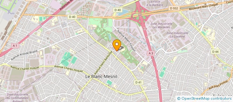 localisation de l'entreprise 799 541 123 à LE BLANC-MESNIL