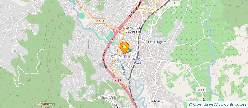 localisation de l'entreprise 799 550 462   CUERS