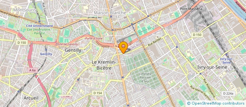 localisation de l'entreprise 799 574 124 à LE KREMLIN-BICETRE