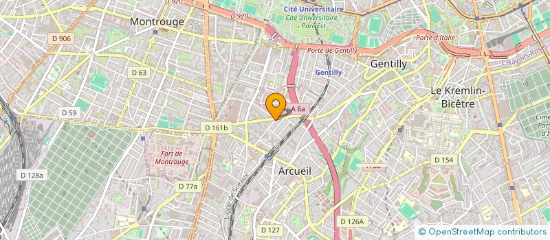 localisation de l'entreprise 799 579 602   ARCUEIL