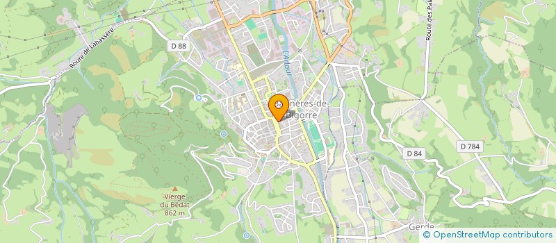 localisation de l'entreprise 799 581 483   BAGNERES-DE-BIGORRE