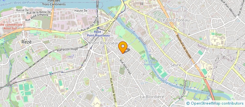 localisation de l'entreprise 799 584 370 à REZE
