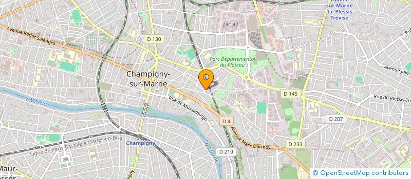 localisation de l'entreprise 799 588 025   PARIS 20