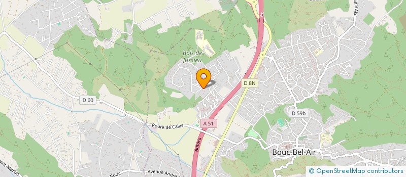 localisation de l'entreprise 799 593 207 à BOUC-BEL-AIR