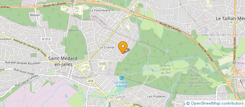 localisation de l'entreprise 799 594 940 à SAINT-MEDARD-EN-JALLES