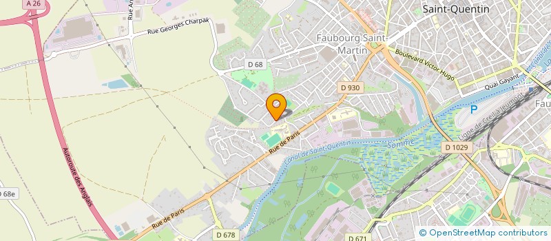 localisation de l'entreprise 799 597 588 à SAINT-QUENTIN